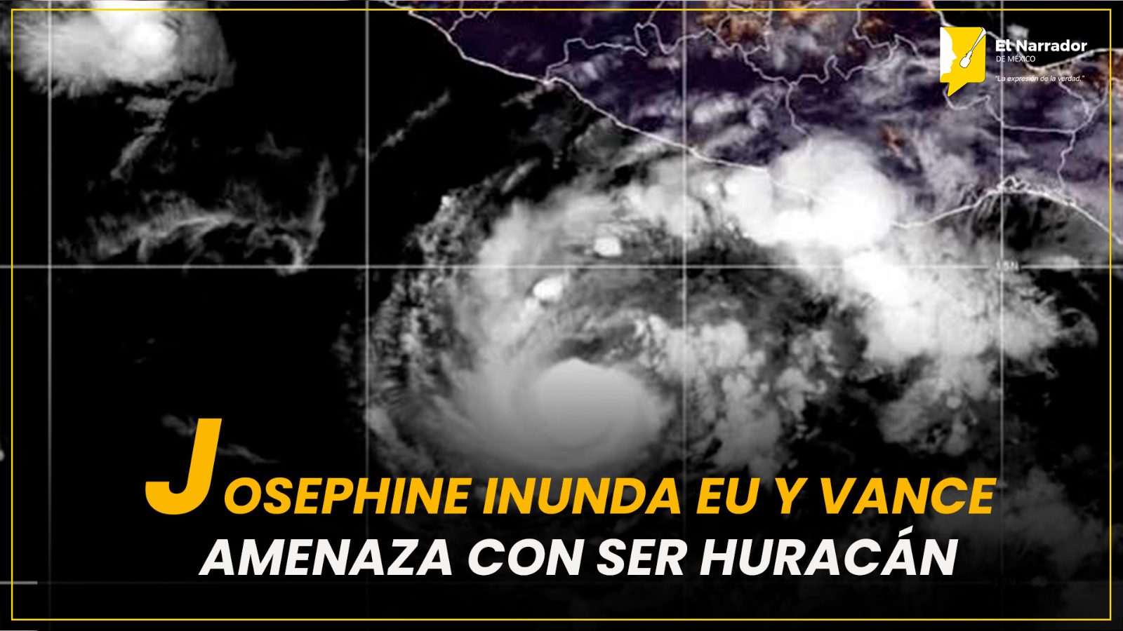 JOSEPHINE INUNDA EU Y VANCE AMENAZA CON SER HURACÁN