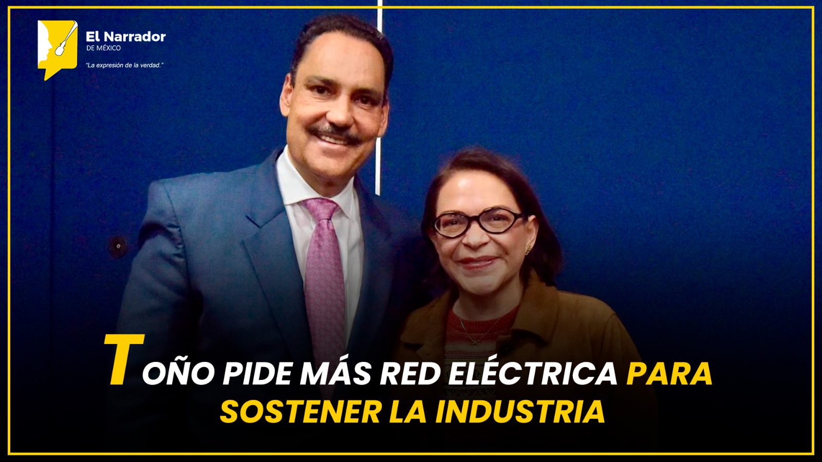 TOÑO PIDE MÁS RED ELÉCTRICA PARA SOSTENER LA INDUSTRIA