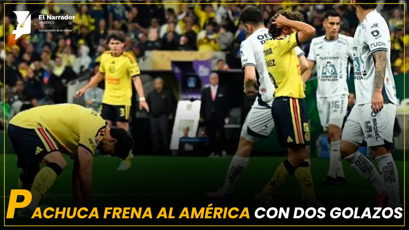 PACHUCA FRENA AL AMÉRICA CON DOS GOLAZOS