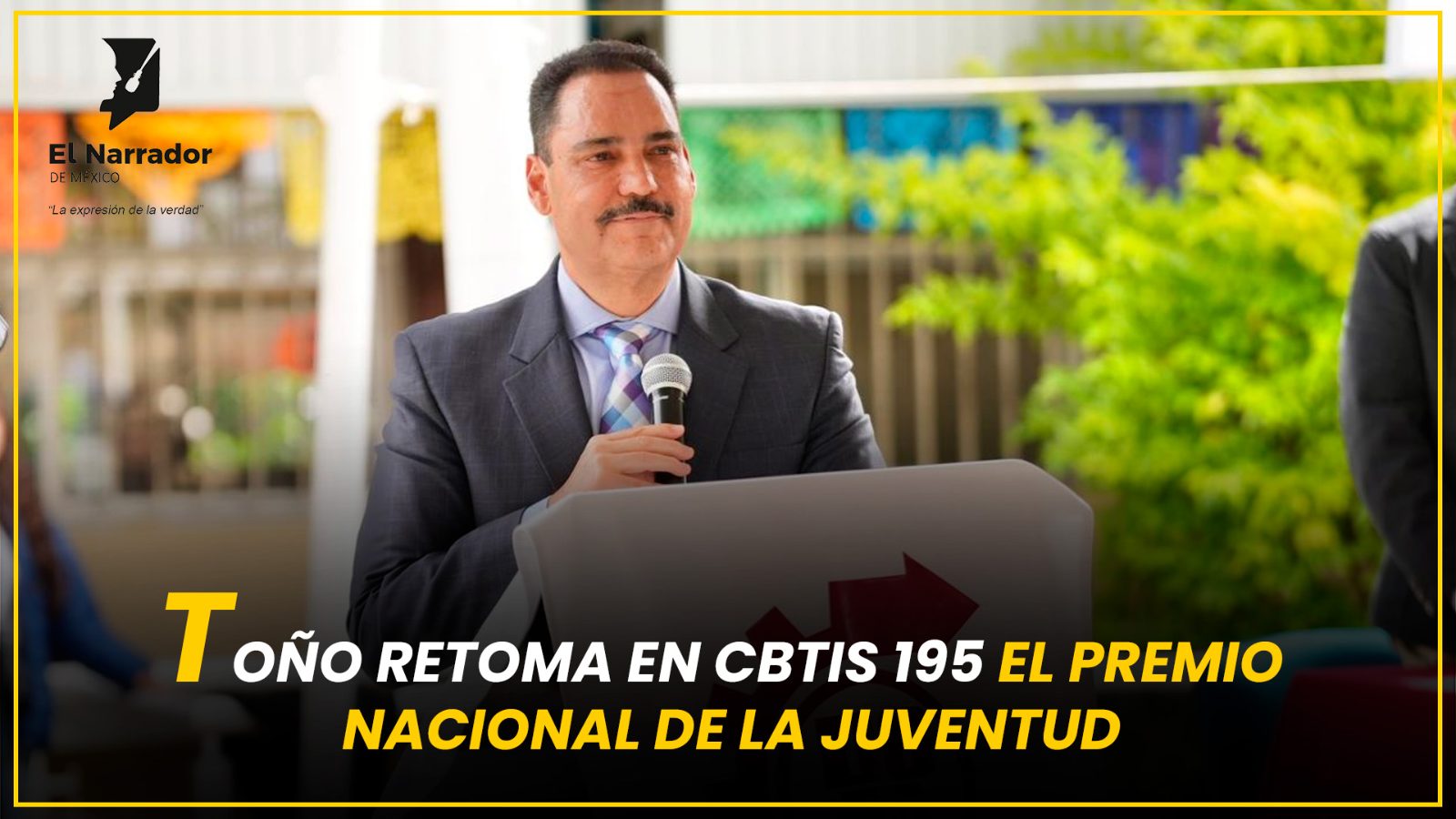 TOÑO RETOMA EN CBTIS 195 EL PREMIO NACIONAL DE LA JUVENTUD