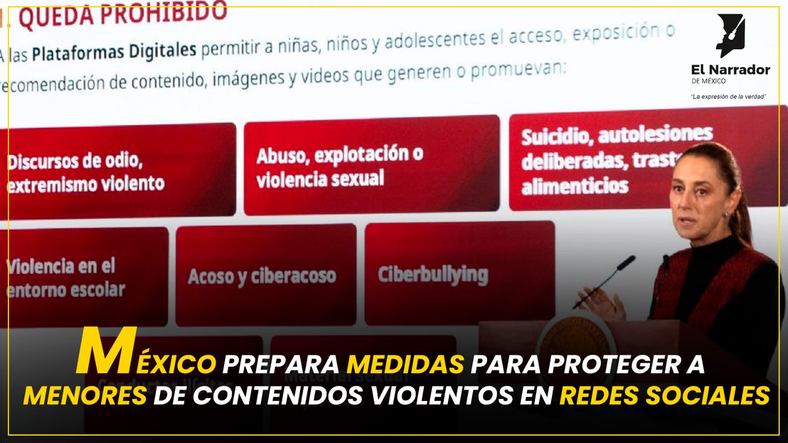 MÉXICO PREPARA MEDIDAS PARA PROTEGER A MENORES DE CONTENIDOS EN REDES